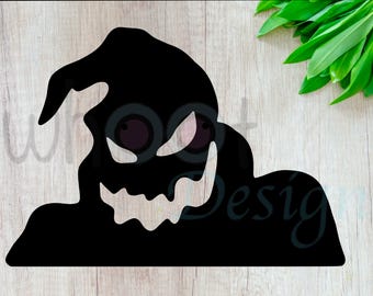 Vinyl Decal | Oogie Boogie Decal | Peek-a-boo Decal | Disney Inspired Decal | Car Decal | Laptop Decal