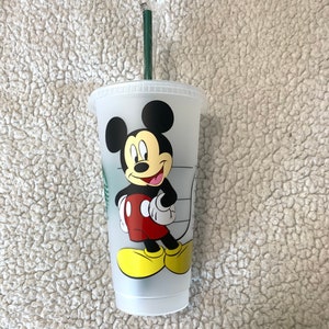 Mickey Mouse Inspired Starbucks Cup, Disney Starbucks Cup, Personalized Starbucks Cup, Mickey Mouse Cup, Mickey Mouse