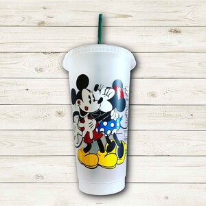 Mickey and Minnie Starbucks Cup, Mickey Mouse Tumbler, Disney Starbucks Cup, Valentines Day, Valentines Day Cup