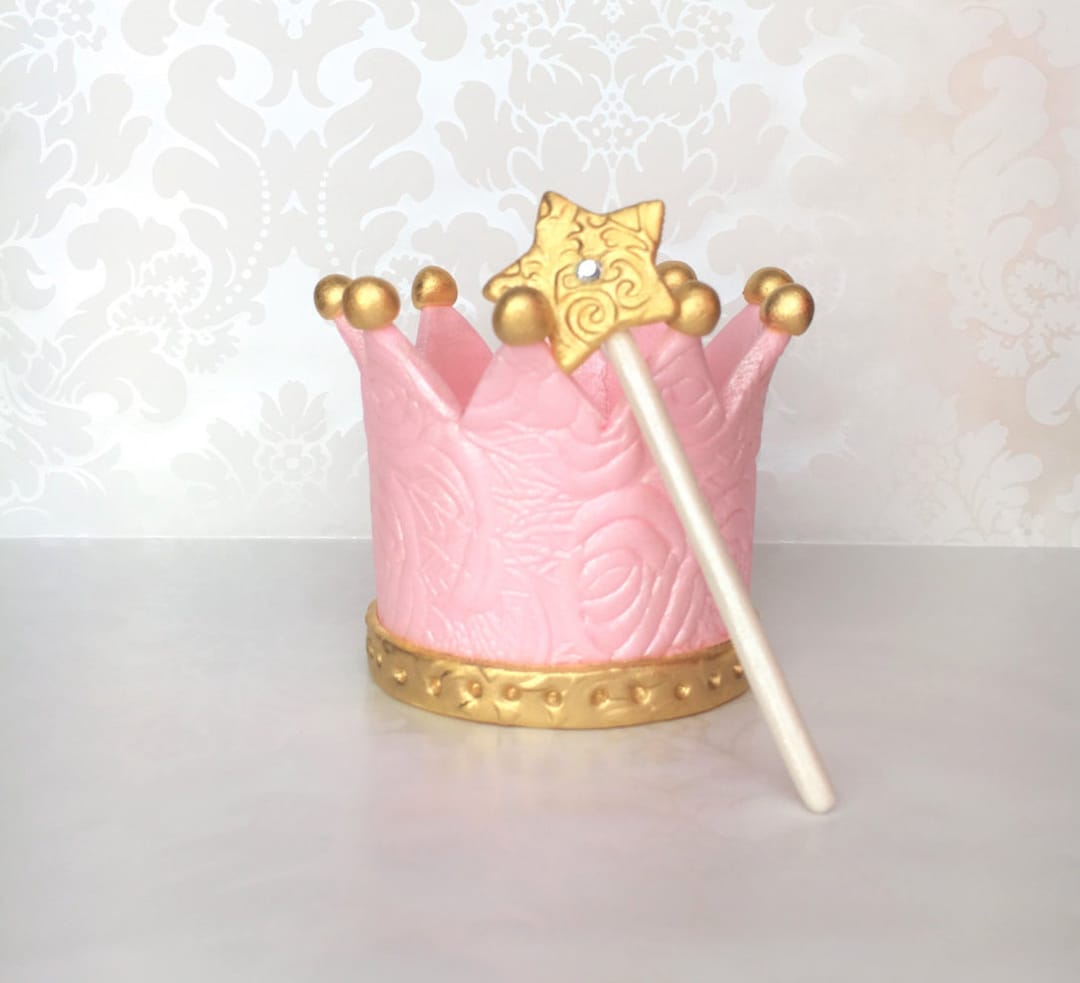 Princess Crown Cake Topper/edible Crown Topper/ Princess Tiara Cake