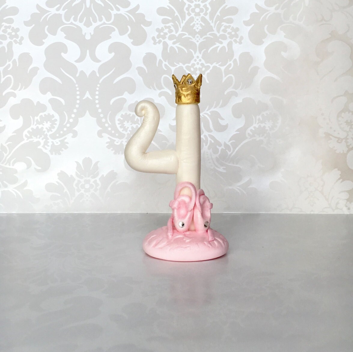 READY TO SHIP Edible Number Cake Topper 4th Birthday