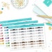 Rainbow Bow Part Deux Solid Color Headers or Dividers for Erin Condren, Plum Planner, Inkwell Press or Filofax Planners