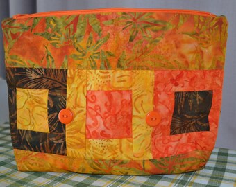 Batik Zippy Pouch