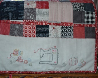 Embroidered Sewing Machine Cover Pattern