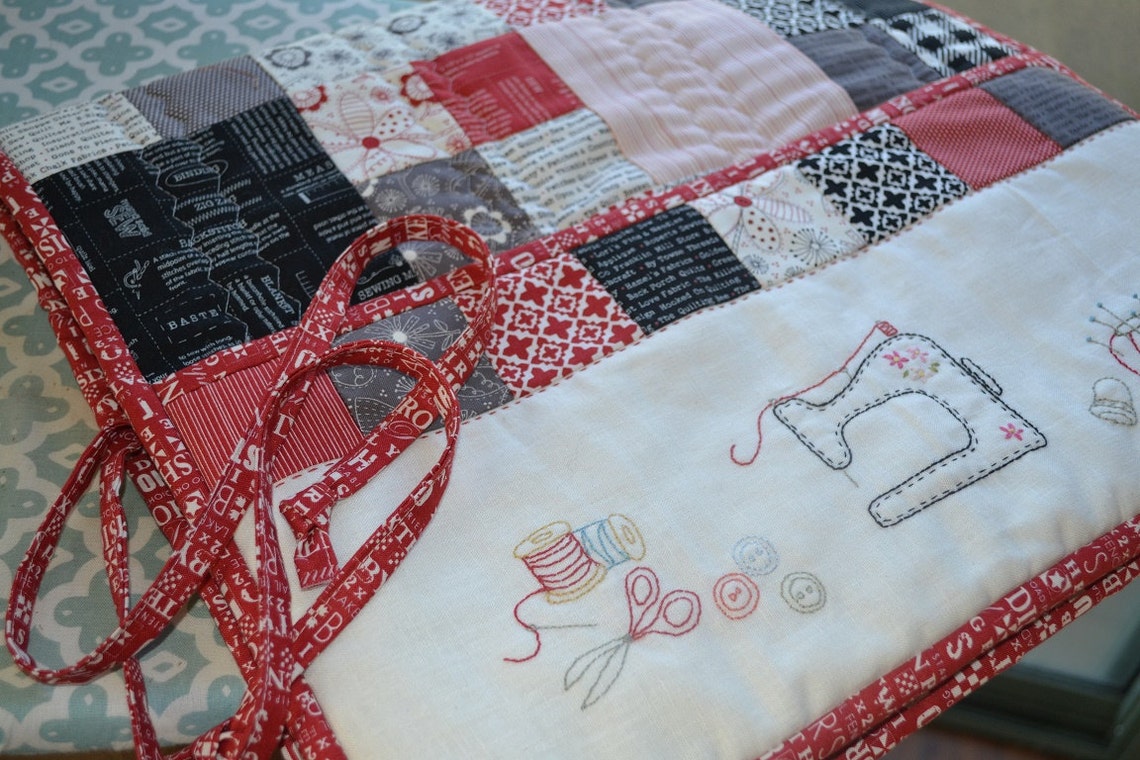 Embroidered Sewing Machine Cover Pattern Etsy