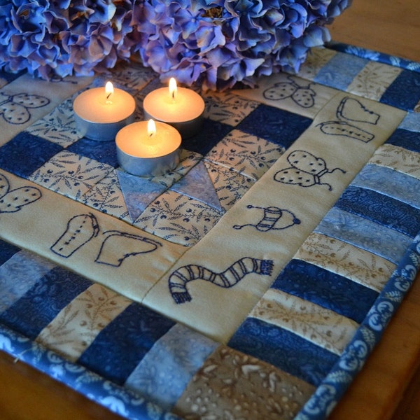 Candle mat mini quilt Pattern