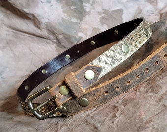 Rattlesnake, Python & Crazy Horse Leather Hat Band - Western Cowboy Fedora