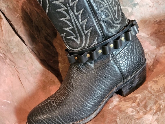 Bandolier boot belt cuff strap garter