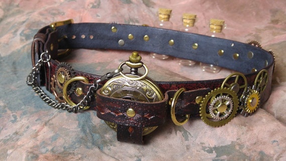 Steampunk Gears Hat Band