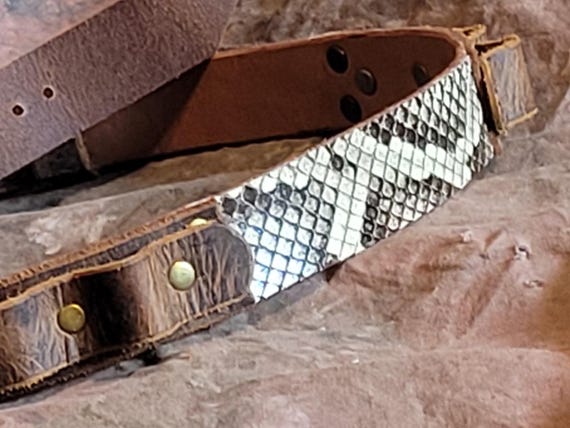Snakeskin Hat Band -- Cowboy Fedora Wasteland Cosplay  display picture 1