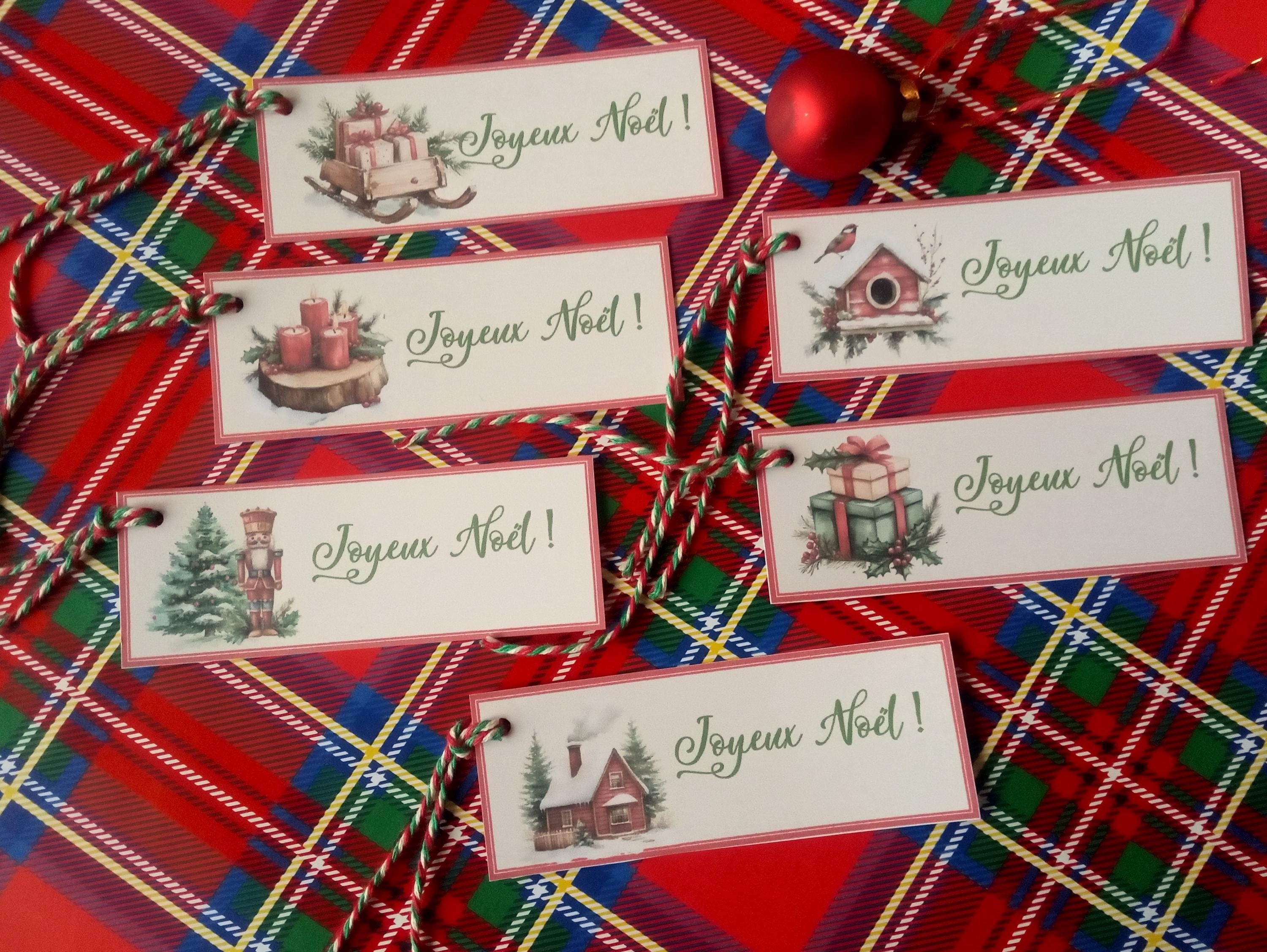 Lot De 200+ étiquettes Et Sceaux De Noël Vintage Hallmark - Multicolores, Papier - Neuf USA