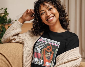 Red Apple Parody T-Shirt – Zohran Mamdani NY Post Satire