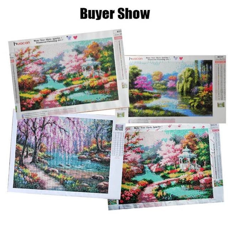 Covid Crafts 5D Diamond Landscape diamond painting flowers 5D Diamond Painting Kit diamond art painting flowers flowers diamond art