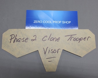 Visor lens Acrylic Smoke color for Full "T" standard Phase 2 Clone Trooper Helmet