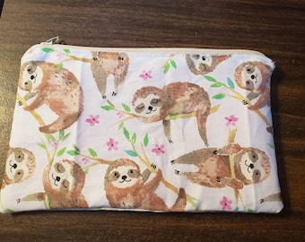 Zippered pouch/pencil case/feminine product holder/make up bag