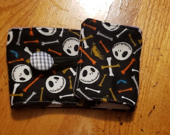 Jack Skellington Adjustable Reusable Coffee Sleeve