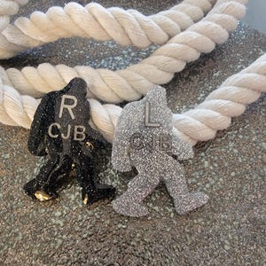 Big foot xray markers up to 3 letters or numbers Radiology lead marker set, xray markers, initials, rad tech, sasquatch,  radhesive