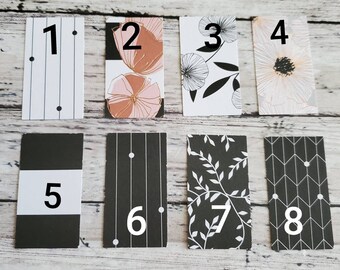 Flower design x-ray markers custom personalization Radiology tech gift, xray markers, initials, rad tech, x-ray tech, black and white pink