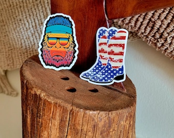 Personalized Radiology X-Ray Markers, Cowboy Boots, Sasquatch, Initials