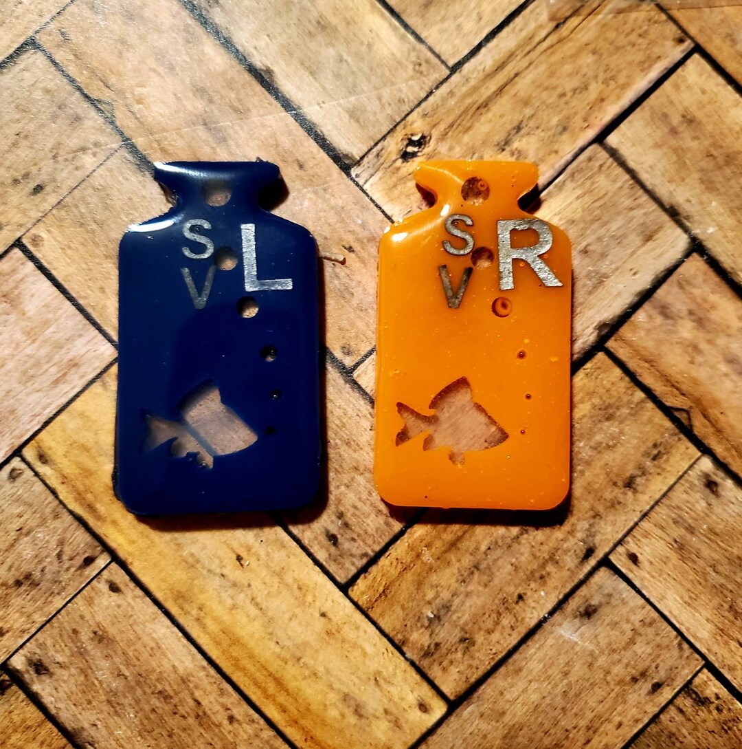 Goldfish Xray Markers With up to 3 Letters Numbers or an Arrow