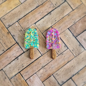 Glitter Popsicle X-Ray Markers personalized with initials Set with matte finish Colorful sparkle  Fun Radiology Tech Accessories