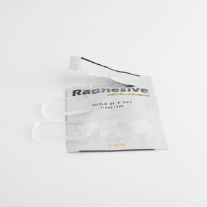 Radhesive adhesive backing for xray markers 2 pack strips