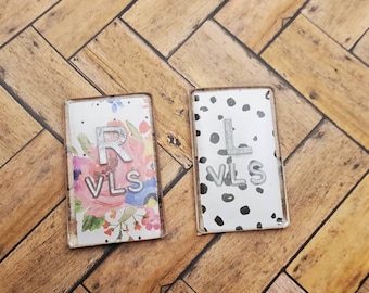 Custom x-ray markers with initials Radiology, xray markers, initials, rad tech, x-ray tech, rectangle