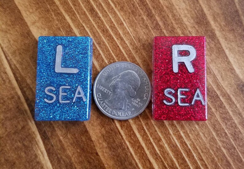 Glitter Rectangle Xray Markers With Initials or Numbers Etsy