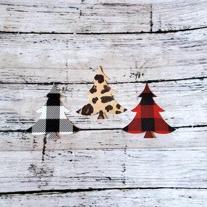 Christmas tree Xray markers, radiology lead xray markers with initials or numbers, Christmas plaid, cheetah print