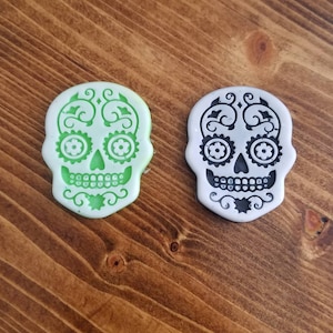 Sugar skull xray markers up to 3 initials or numbers Radiology, xray markers, initials, rad tech, x-ray tech, rectangle