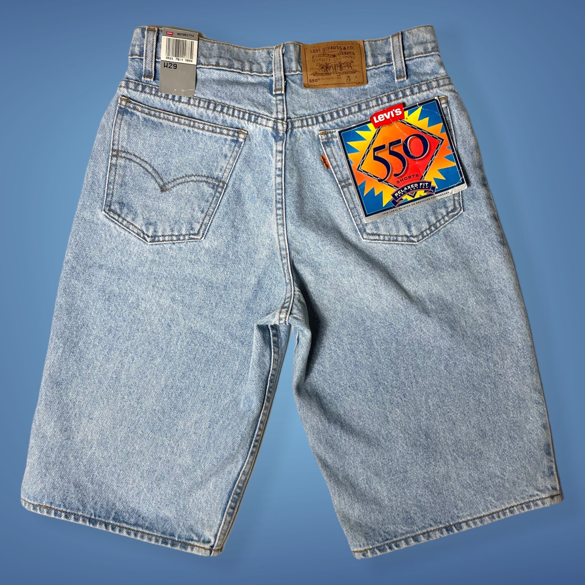 Vintage Levis 550 Shorts Orange Tab 