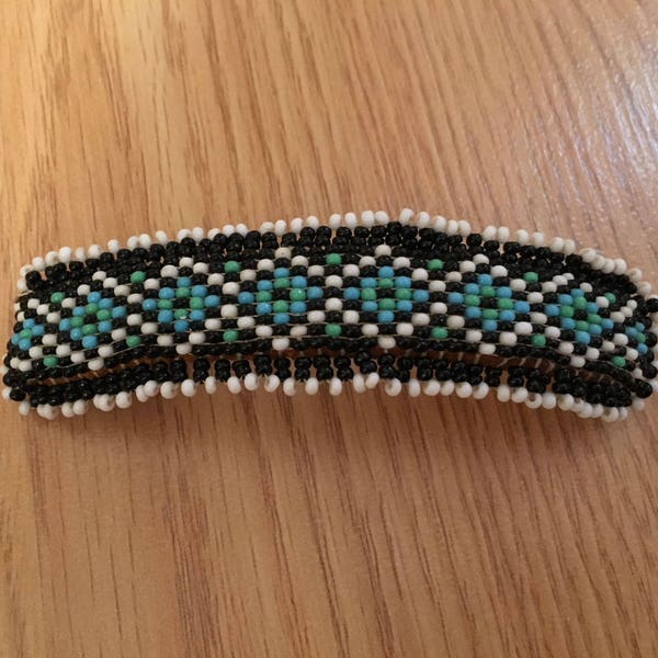 Vintage 1970s Native American Beaded Barrette
