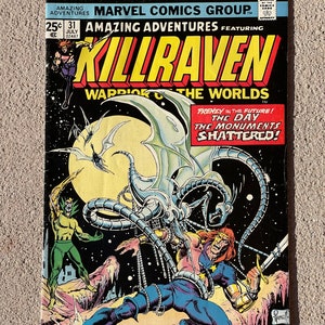 Amazing Adventures featuring Killraven Warrior of the Worlds NO. 31 July 1975 Published by Marvel Comics Group image 1