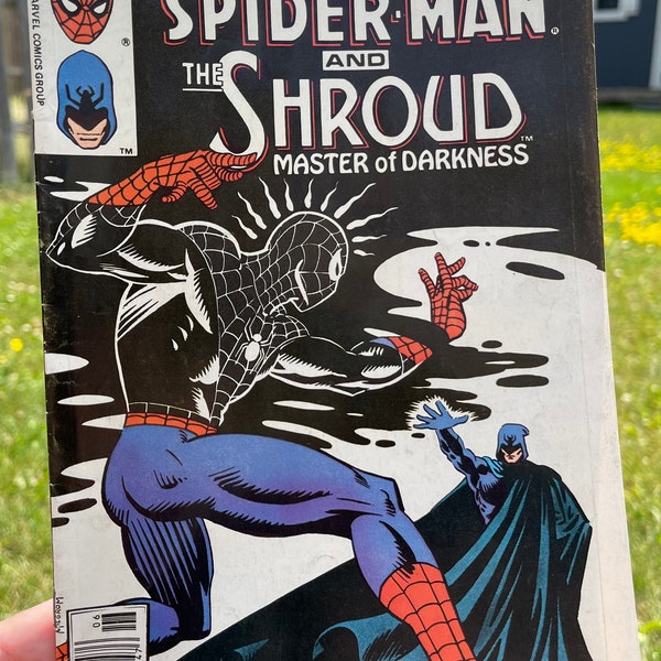 Vintage Marvel Team-Up Spider-Man and The Shroud Master of Darkness June 1980 Vol 1 No 94 / Marvel Comics Group