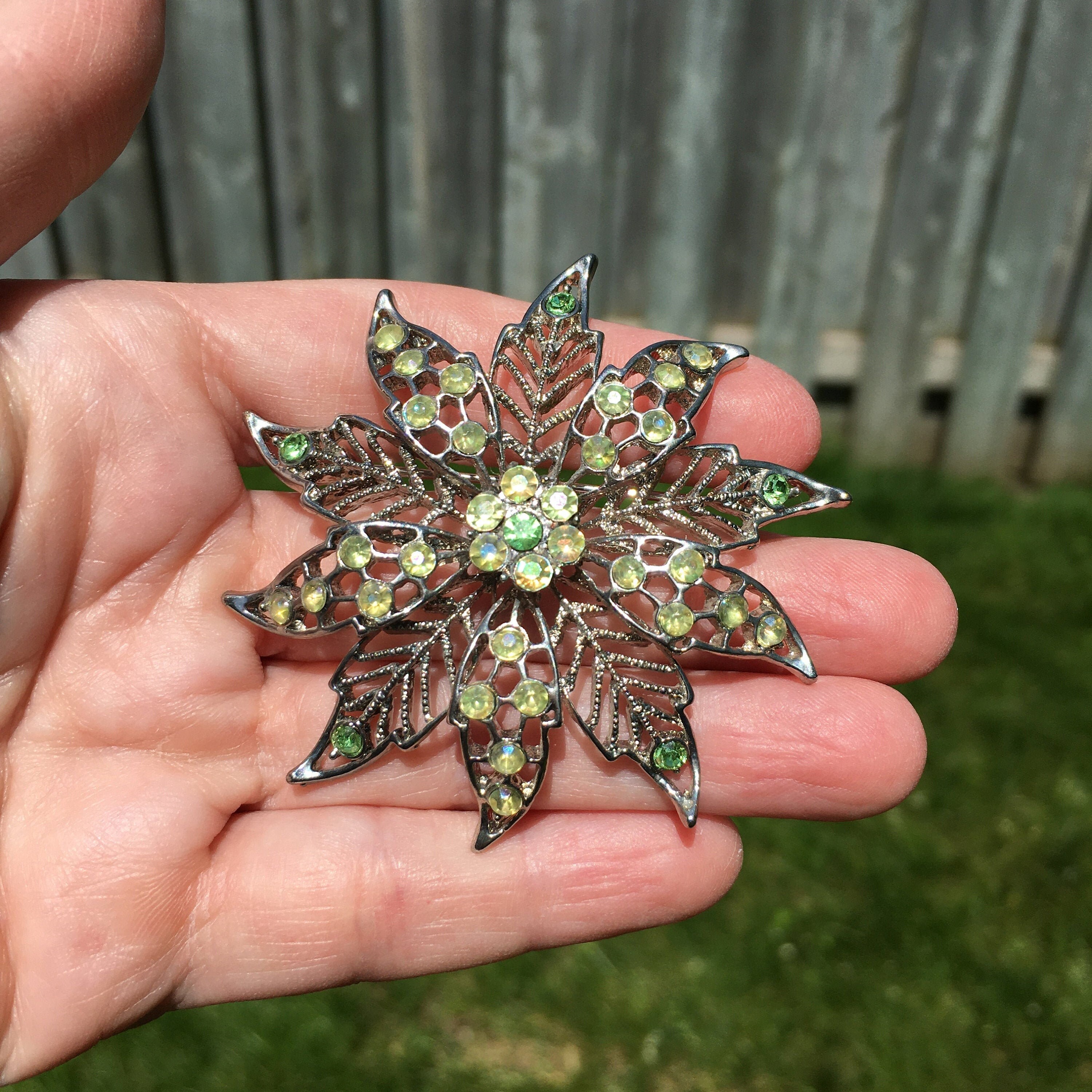 Extra Large Brooch Etsy Canada