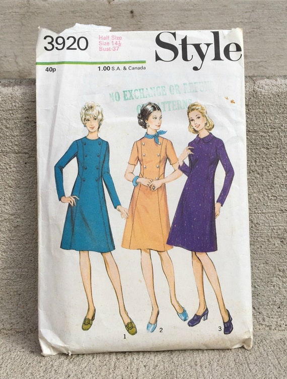 60s style mini dress