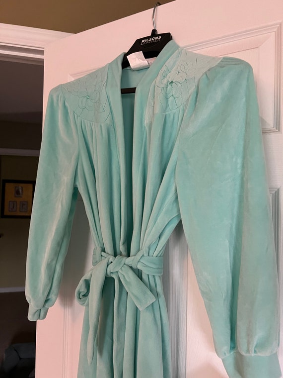 Fuzzy Royal Robe Vintage Fabulous Plush Royale Belted Robe Housecoat /… - Gem