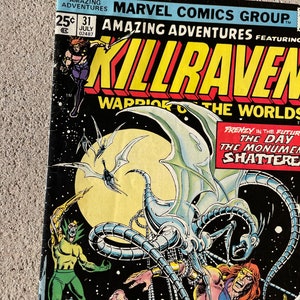 Amazing Adventures featuring Killraven Warrior of the Worlds NO. 31 July 1975 Published by Marvel Comics Group image 4