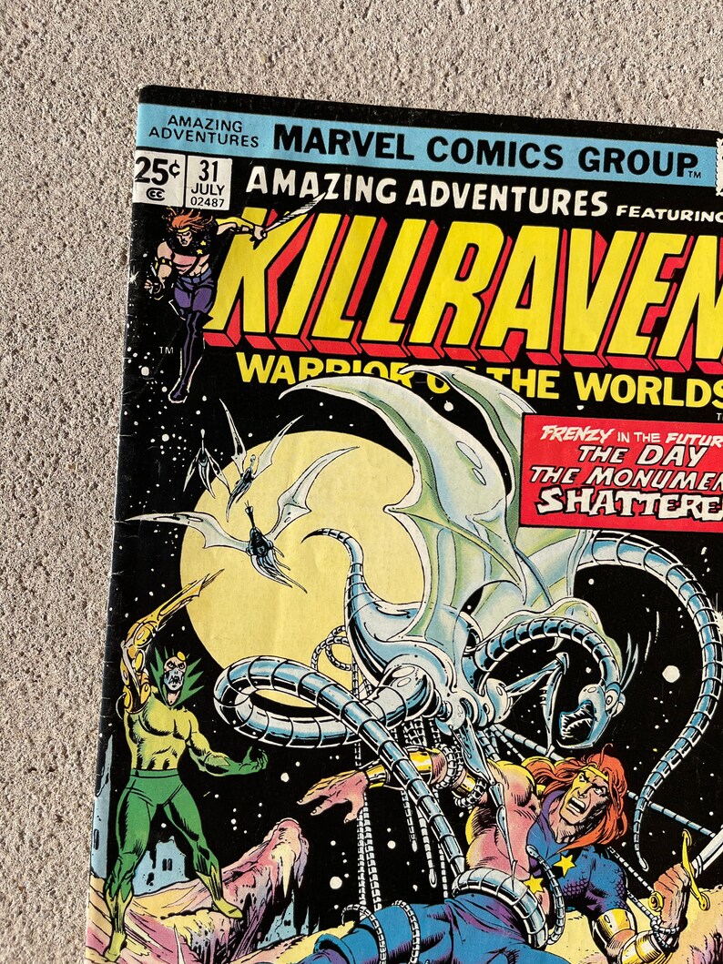 Amazing Adventures featuring Killraven Warrior of the Worlds NO. 31 July 1975 Published by Marvel Comics Group image 4