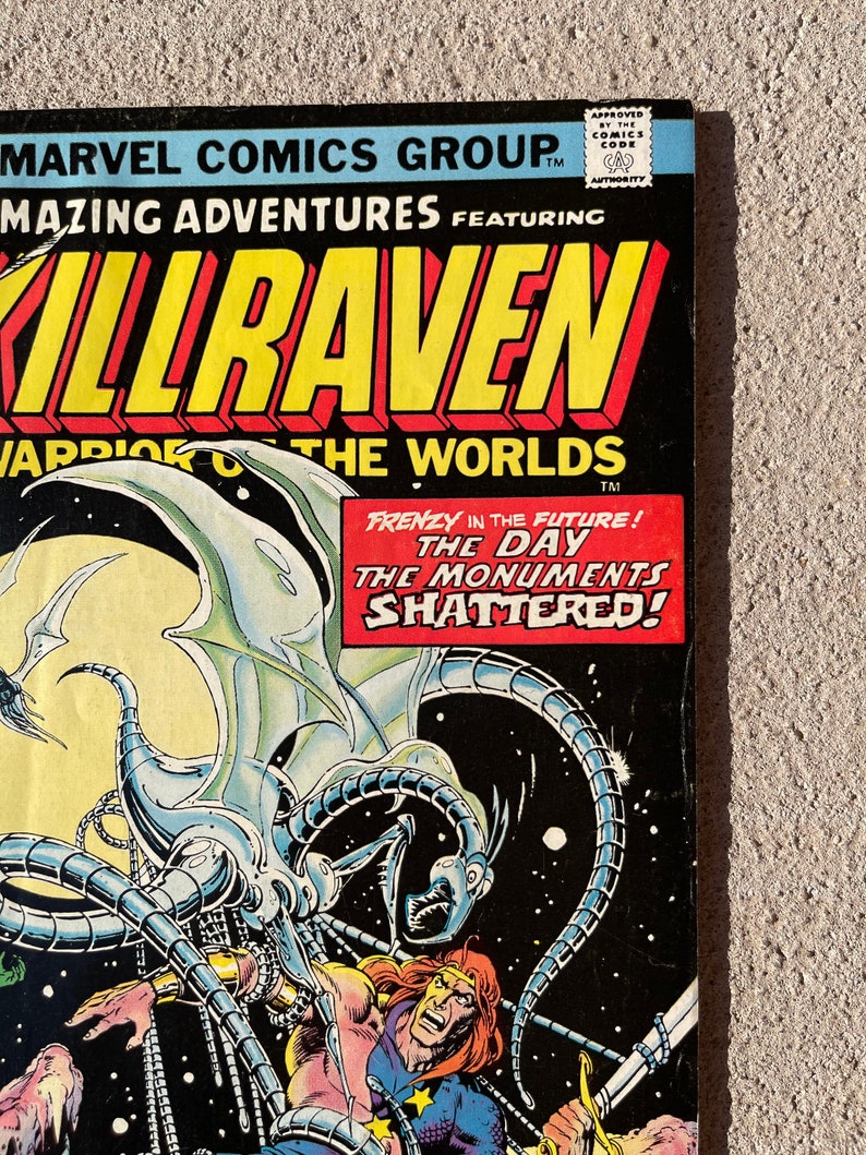 Amazing Adventures featuring Killraven Warrior of the Worlds NO. 31 July 1975 Published by Marvel Comics Group image 5