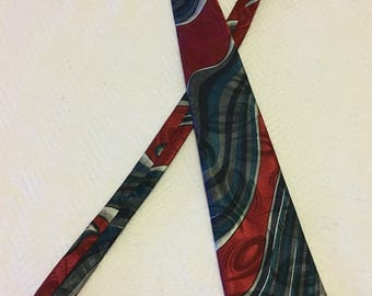 Vintage 1970s Rhynecliffe Swirl Design Necktie