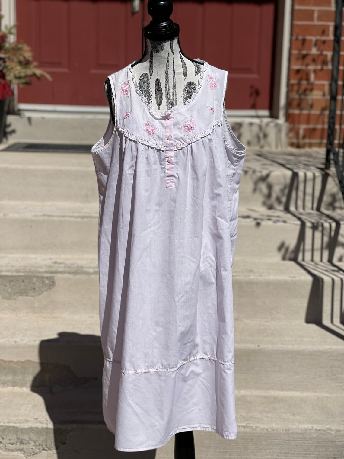 Marks and Spencer Pink Nightgown / Vintage Womens Nightgown | Etsy