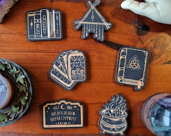 Juego de imanes mágicos // Artículos para el hogar ocultistas de Halloween