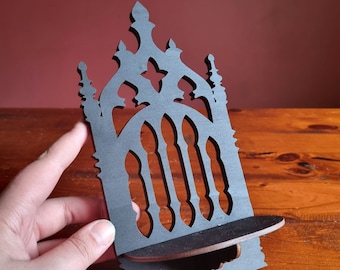 Mini wandaltaar gotische boog//wandkandelaar plank