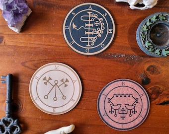 Ars Goetia Tiles // 72 Demon Sigils // Magickal Wares