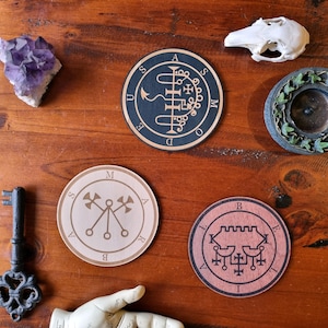 Ars Goetia Tiles // 72 Demon Sigils // Magickal Wares
