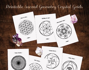 Crystal Grid Printable - Etsy