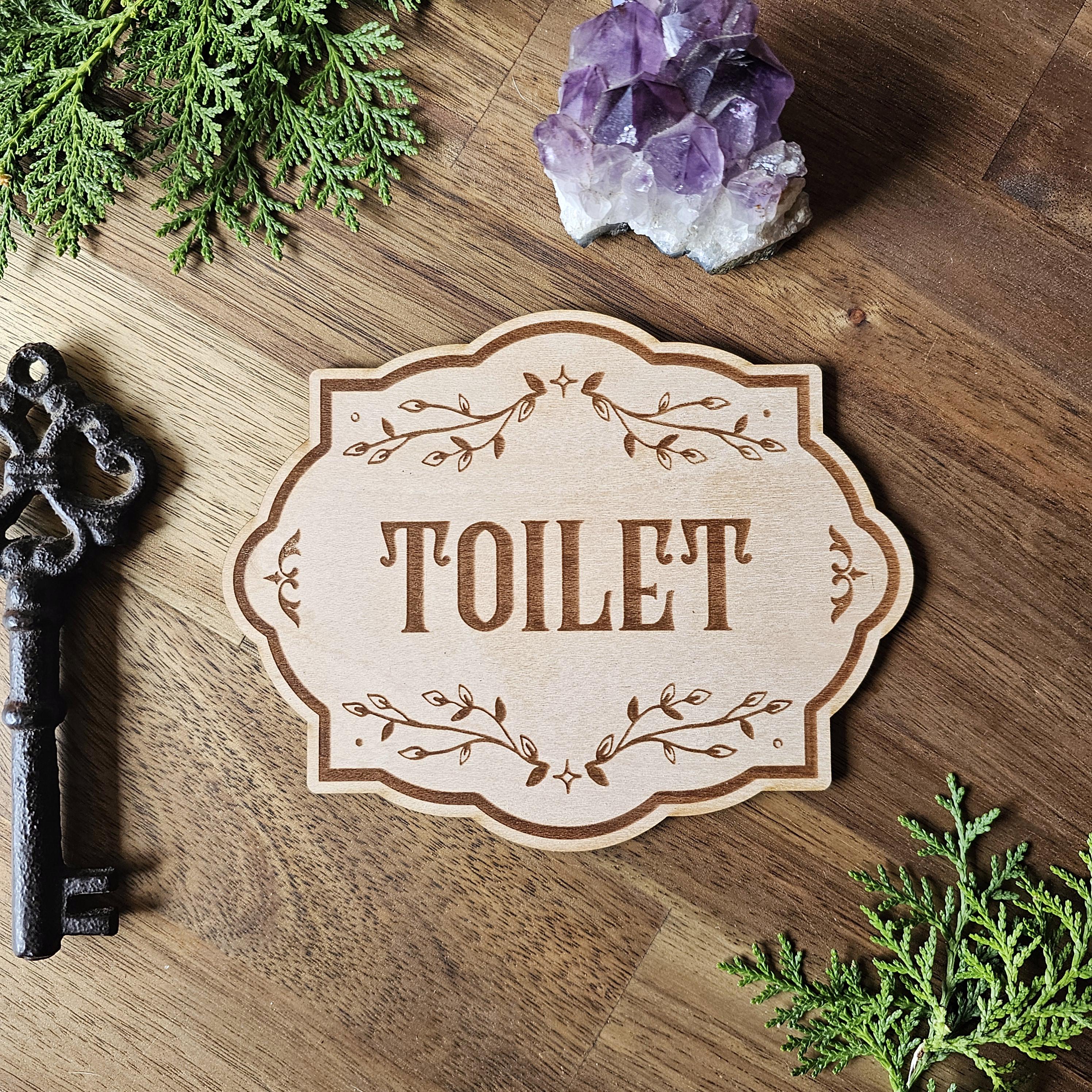 Toilet door sign - Etsy 日本