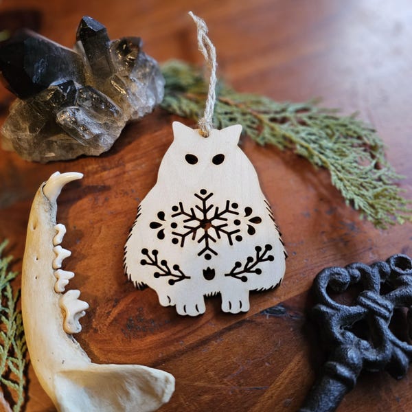 Yule Cat Bauble // Scandinavian Christmas Ornament