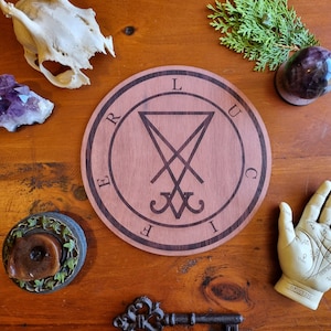 Sigil of Lucifer // Seal of Satan // Magickal Decor